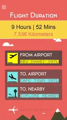 Flight Distance +Airport Codes android App screenshot 2